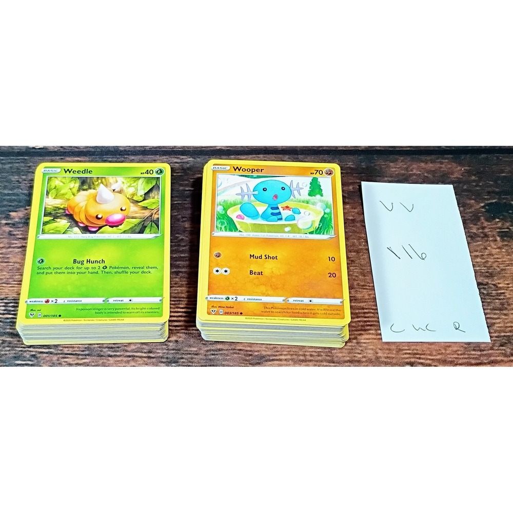 Pokemon TCG Vivid Voltage 116 Card Bulk Lot Charmander Flareon Vaporeon Jolteon